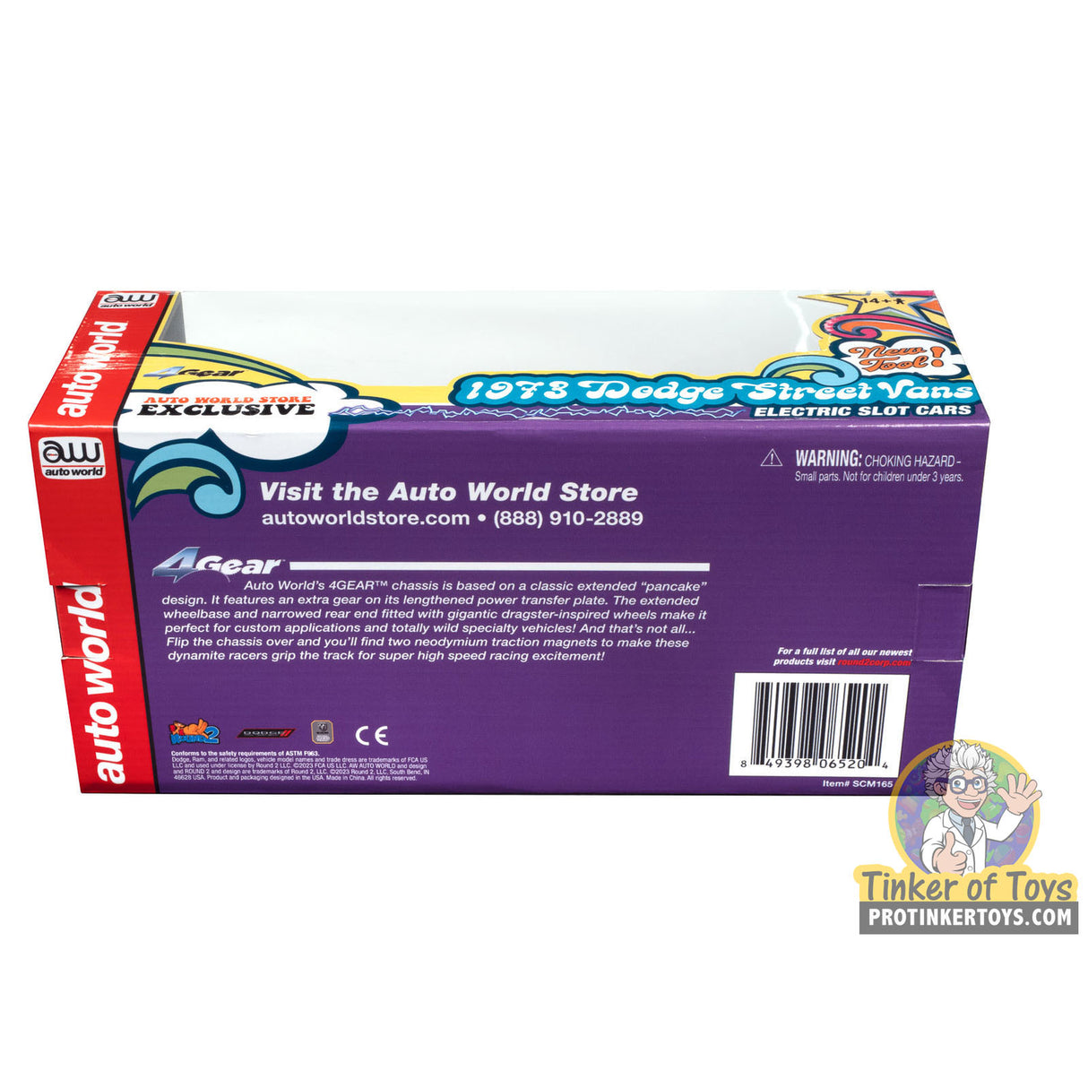 4Gear 1973 Dodge Van (3 Car Set) (AW Exclusive) | SCM165 | Auto World