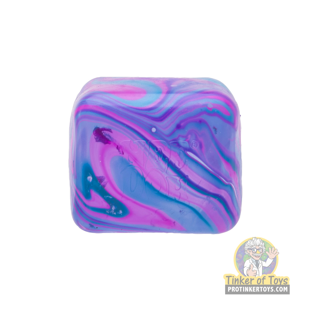 Swirl pattern cube, blue, pink, and purple colors for Schylling SWNCBND