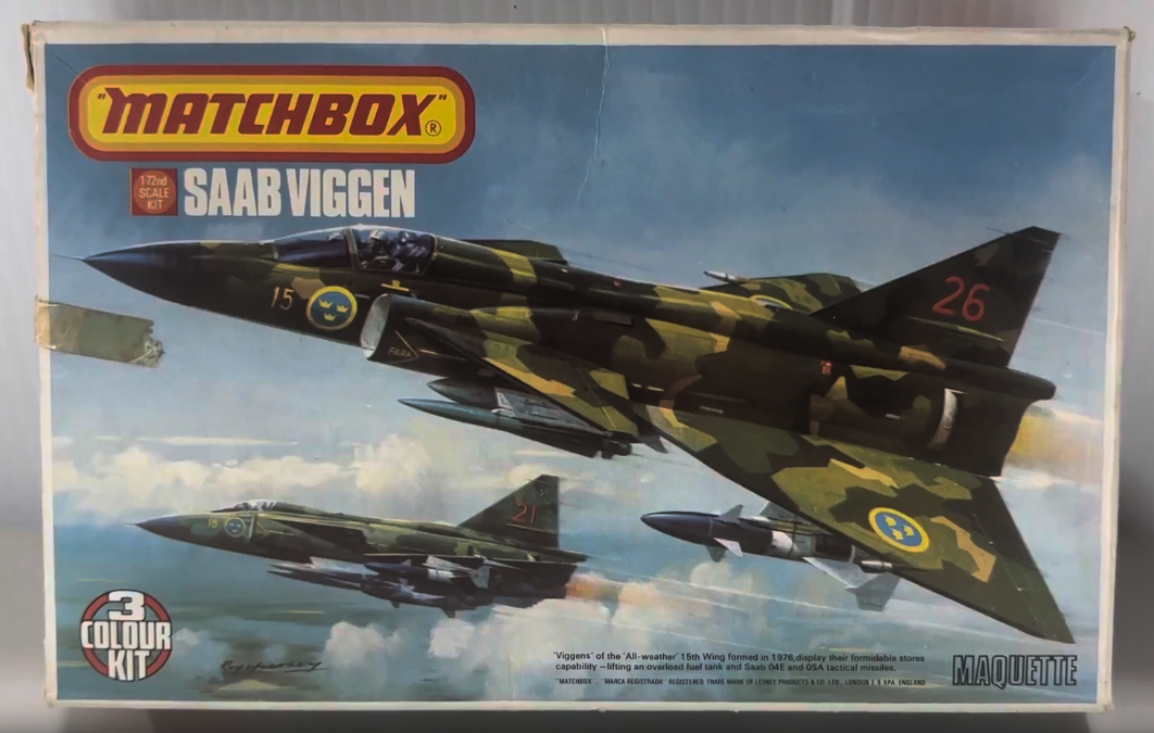 SAAB Viggen 1:72 | PK-119 | Matchbox
