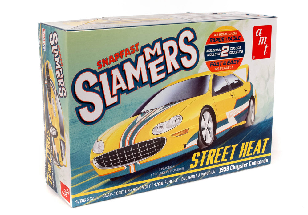 Street Heat 1998 Chrysler Concorde Slammers SNAP 1:25 Scale Model Kit | AMT1227M | AMT