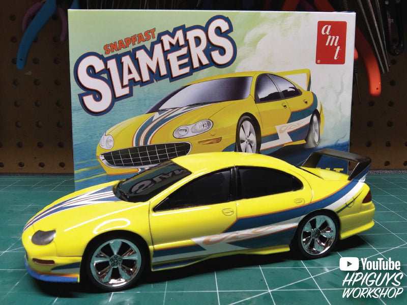 Street Heat 1998 Chrysler Concorde Slammers SNAP 1:25 Scale Model Kit | AMT1227M | AMT