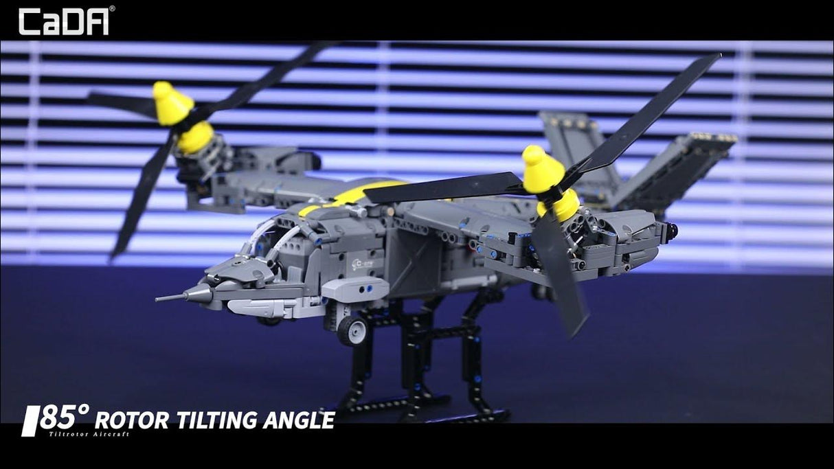 Tiltrotor Aircraft 1436pcs | C61076W | CaDA