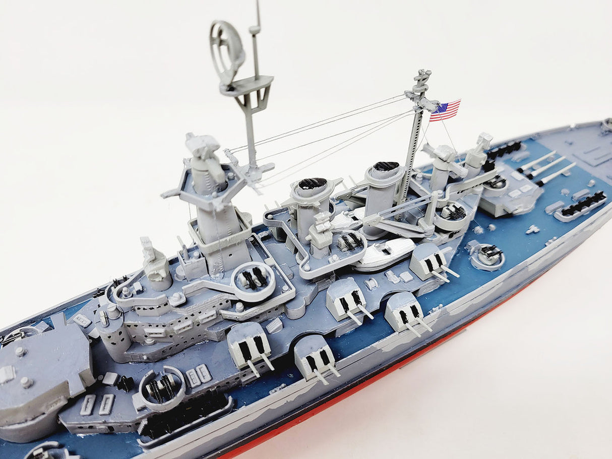 USS North Carolina BB-55 The Showboat Battleship | ALM601 | Atlantis Model .Co