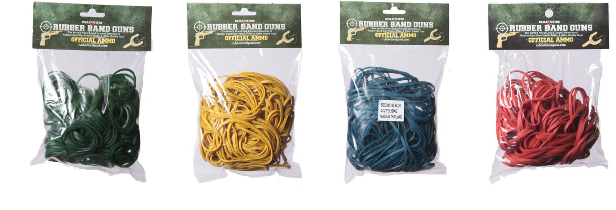 Red Rubber Band Gun Ammo Magnum Rubber Band Guns