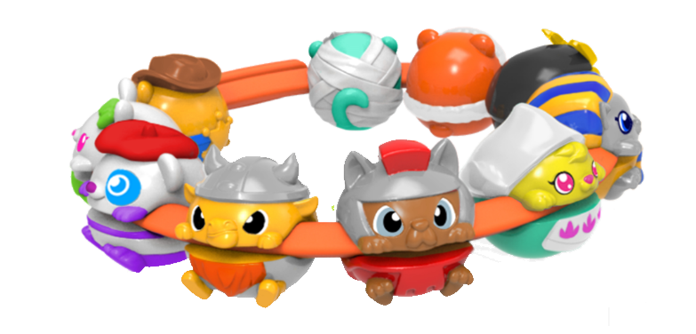 Bbuddieez Blister Pack w/5 Bbuddieez & Band |15004 | Jupiter Creations