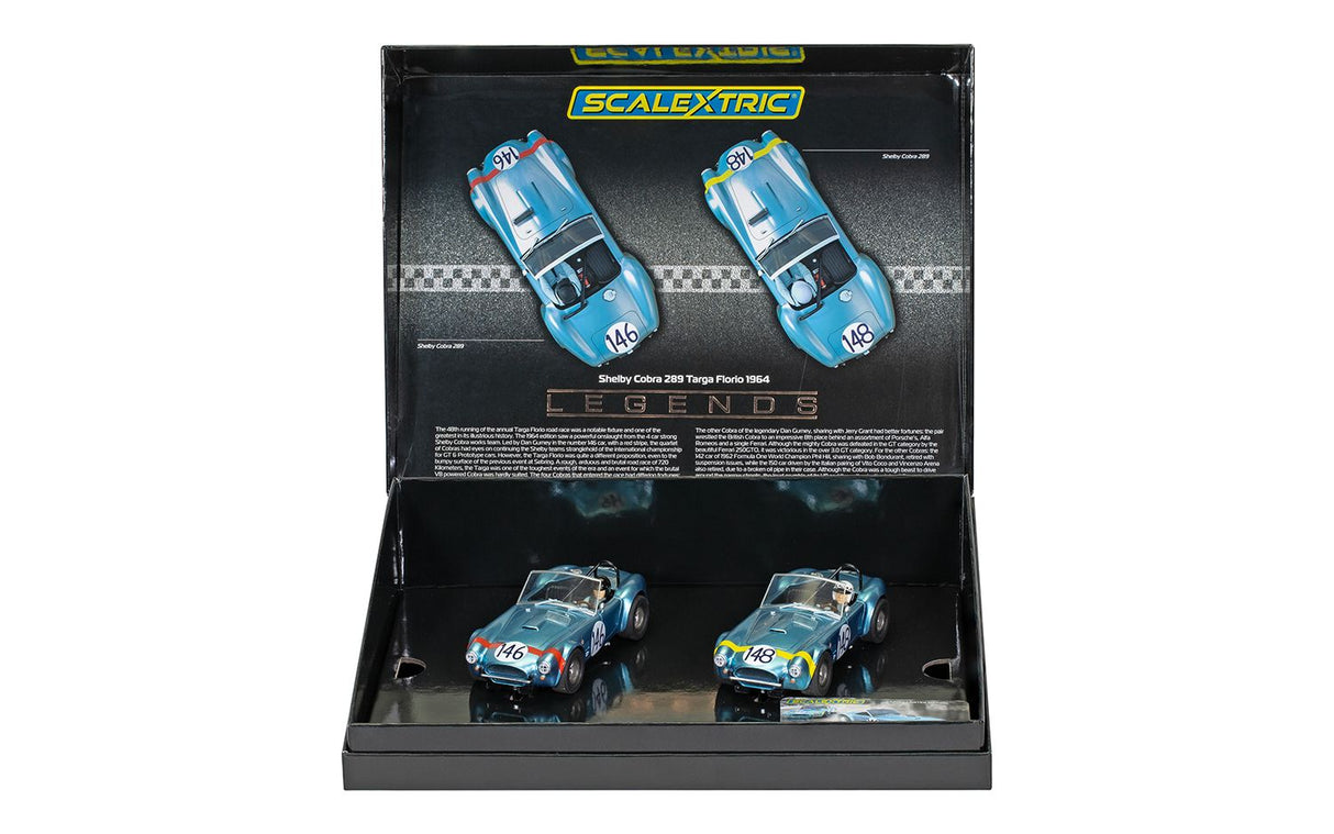 Shelby Cobra 289 - 1964 Targa Florio Twin Pack | C4305A | Scalextric