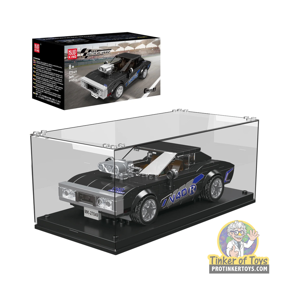 Charger Rt Narc Car Building Set (346 Pcs) | MDK27049 | Mould King