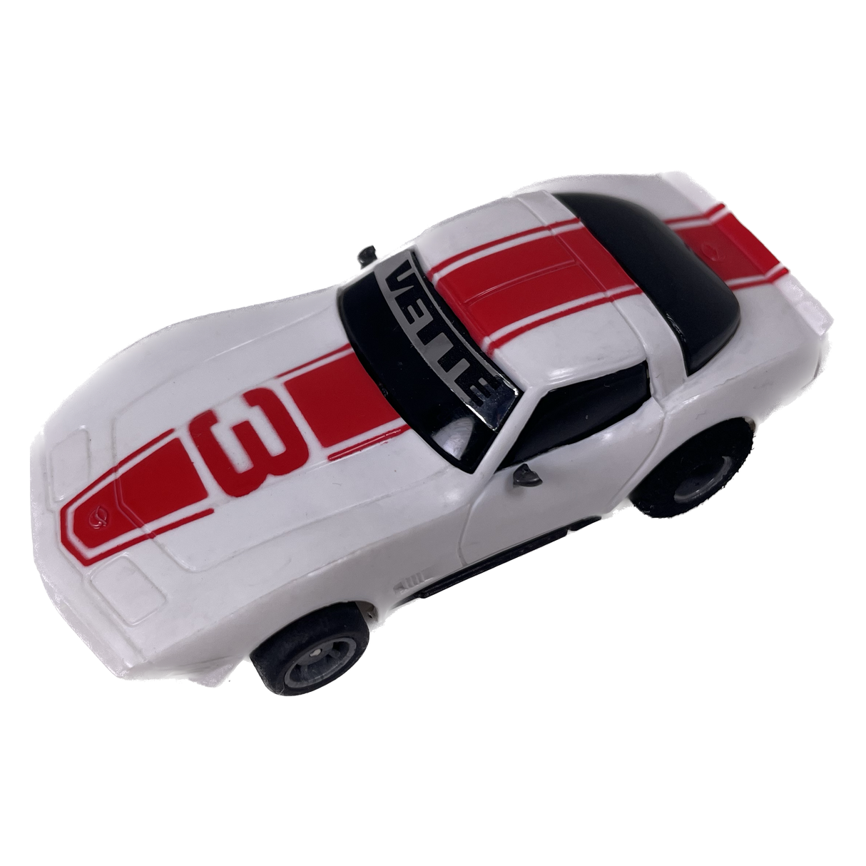 1979 Chevrolet Corvette White 3 w/ Vette Windshield Banner | B15007 | Tyco