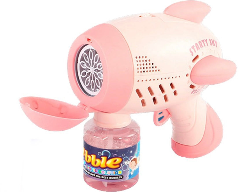 Cartoon Rocket Bubble Gun w/ Multihole | 89060 | BVP