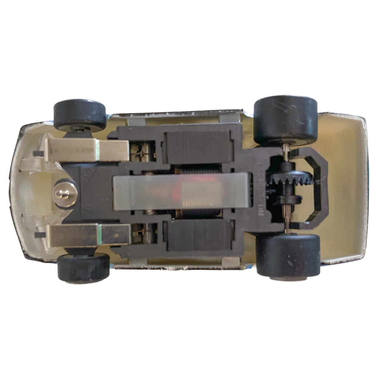 Rokar Generic NASCAR White/Blue/Yellow with Lights | 13016B | Life-Like