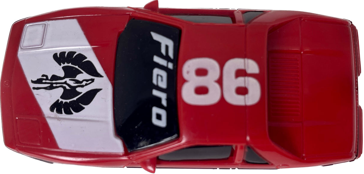 1985 Pontiac Fiero #86 Red White | B6970 | Tyco