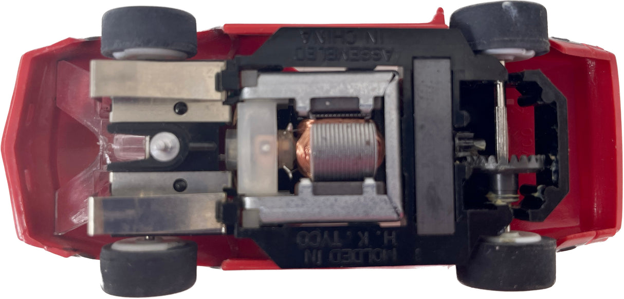 1985 Pontiac Fiero #86 Red White | B6970 | Tyco