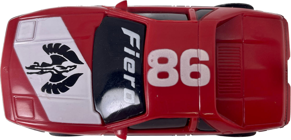 1985 Pontiac Fiero #86 Red White | B6970 | Tyco
