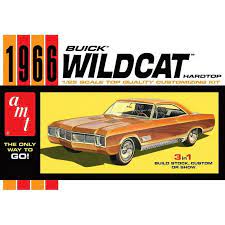 Second Chance 1966 Buick Wildcat Hardtop 3 in 1 Kit 1 1:25 Scale Model Kit | AMT1175| Round2