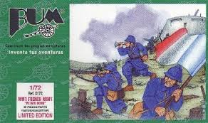 Second Chance WW I French Army "Petian Sons" ( 45 parts ) 1:72 Figure Set | 0172 | Bum Model Co.