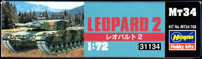 Second Chance LEOPARD 2MT 34 1:72 Scale | 31134 | Hasegawa Model. Co