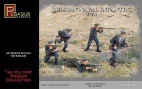 Second Chance 36/Russian Navel Infantry WWII 1/72 Scale | 3203 | Pegasus Model Kits