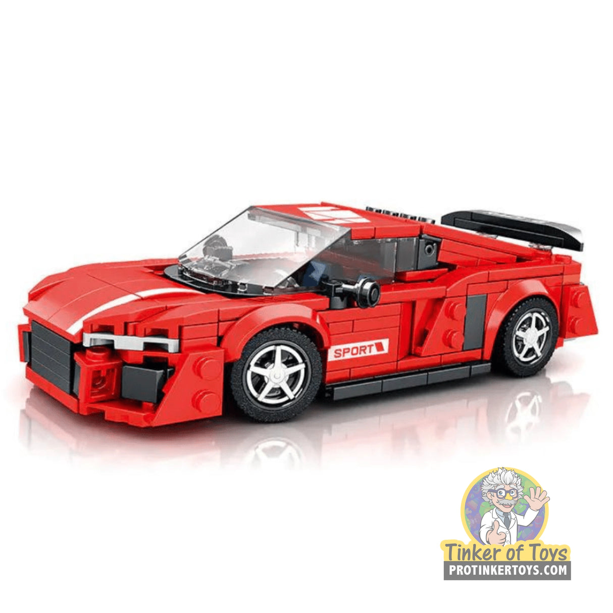 Reobrix 681 German Supercar-Style Building Set (373 pcs)
