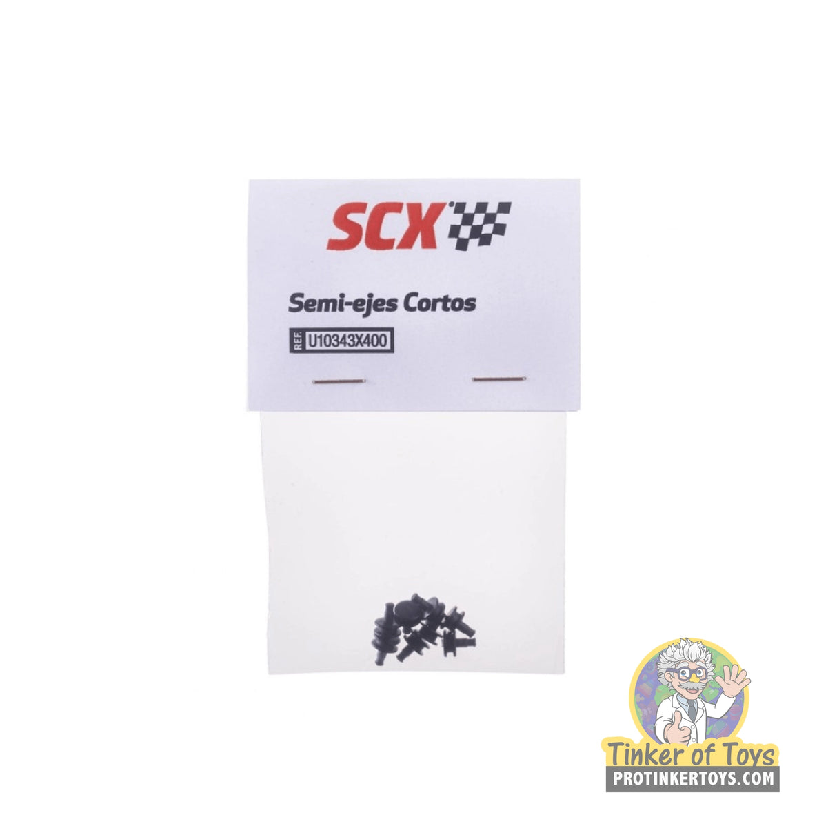 SCX Compact 1:43 | Axle - Front Semi | U10343 | 1/43 Slot Car Parts