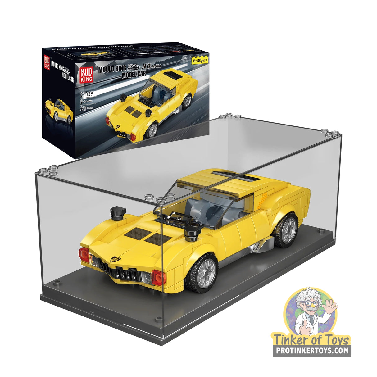 Italian Bull Miura Car Building Set (321 Pcs) | MDK27039 | Mould King