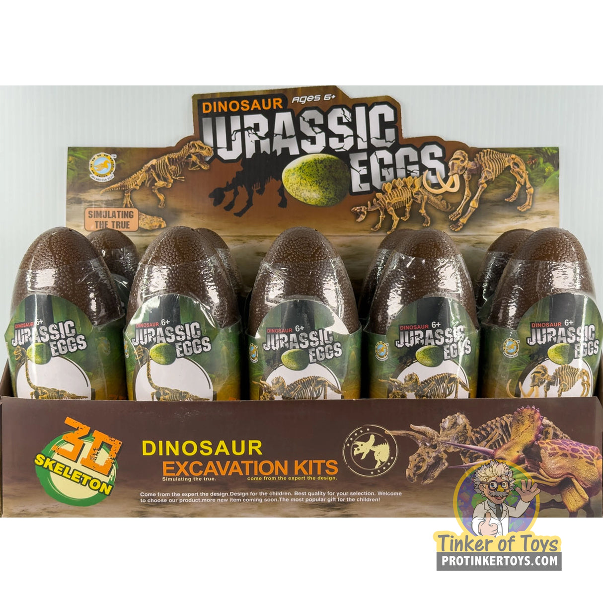 Jurassic Eggs Dinosaur Excavation Kit | IMX49025 | King Me World