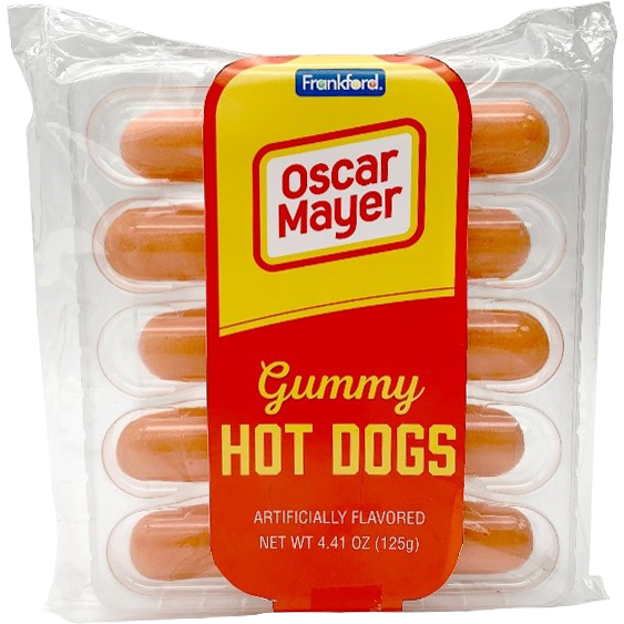 Oscar Mayer Gummy Hot Dog | 11307 | Mountain Sweets