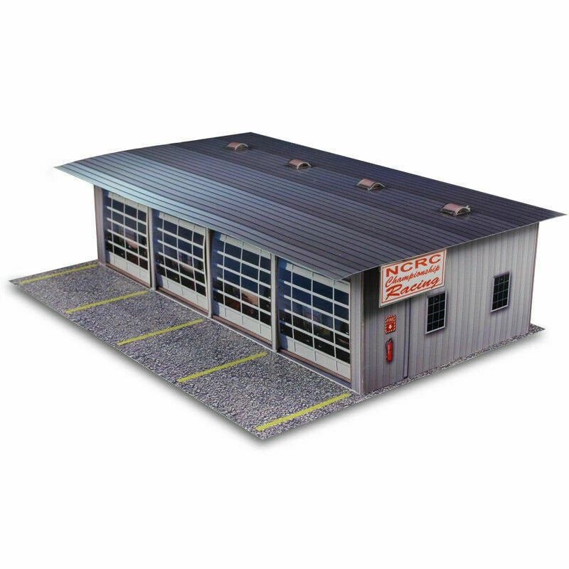 Pit Garage Photo Real scale building kit for BK 3211, detail view