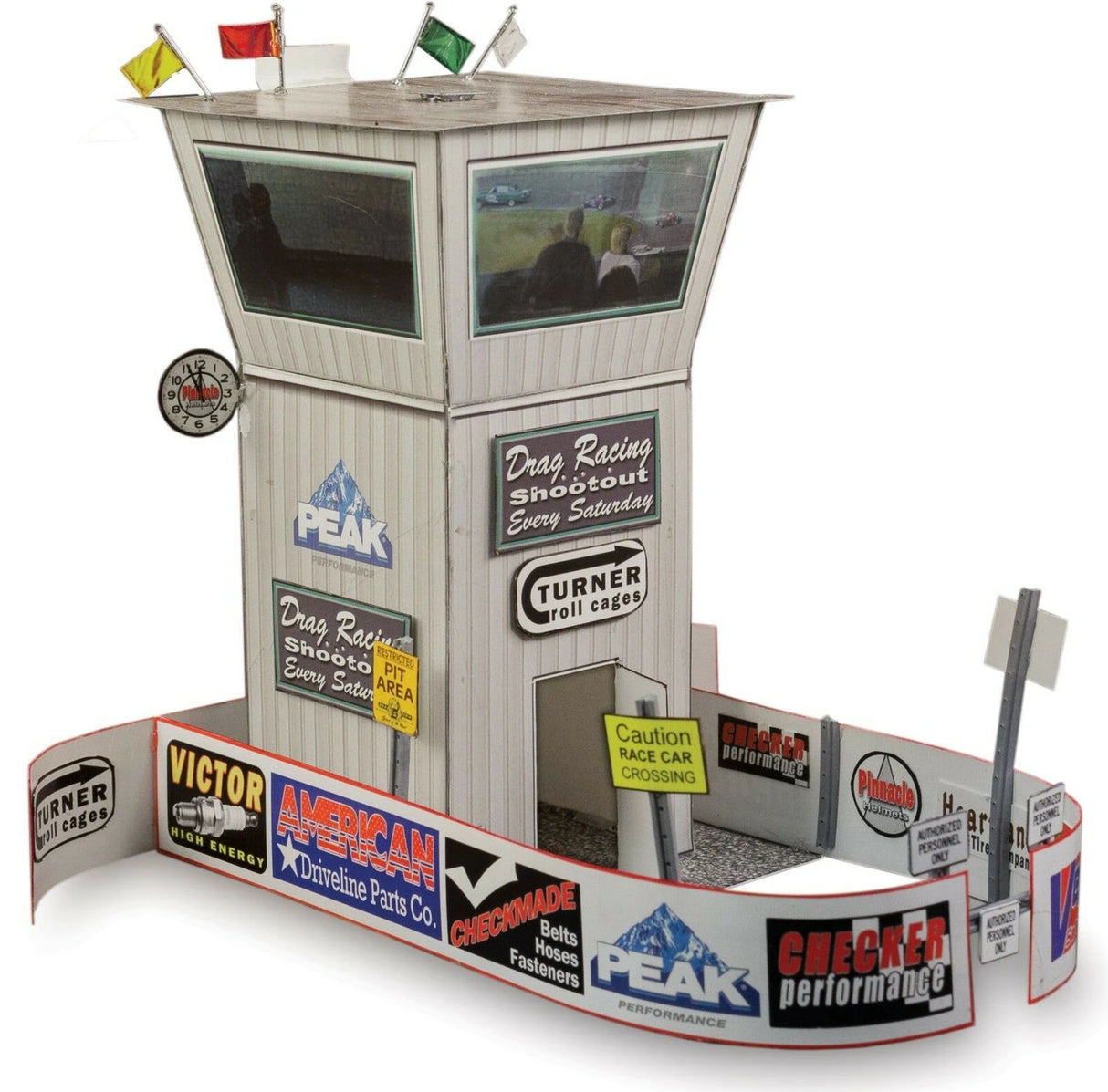 Race Tower Model Photo Real scale building kit for BK 3213, top view
