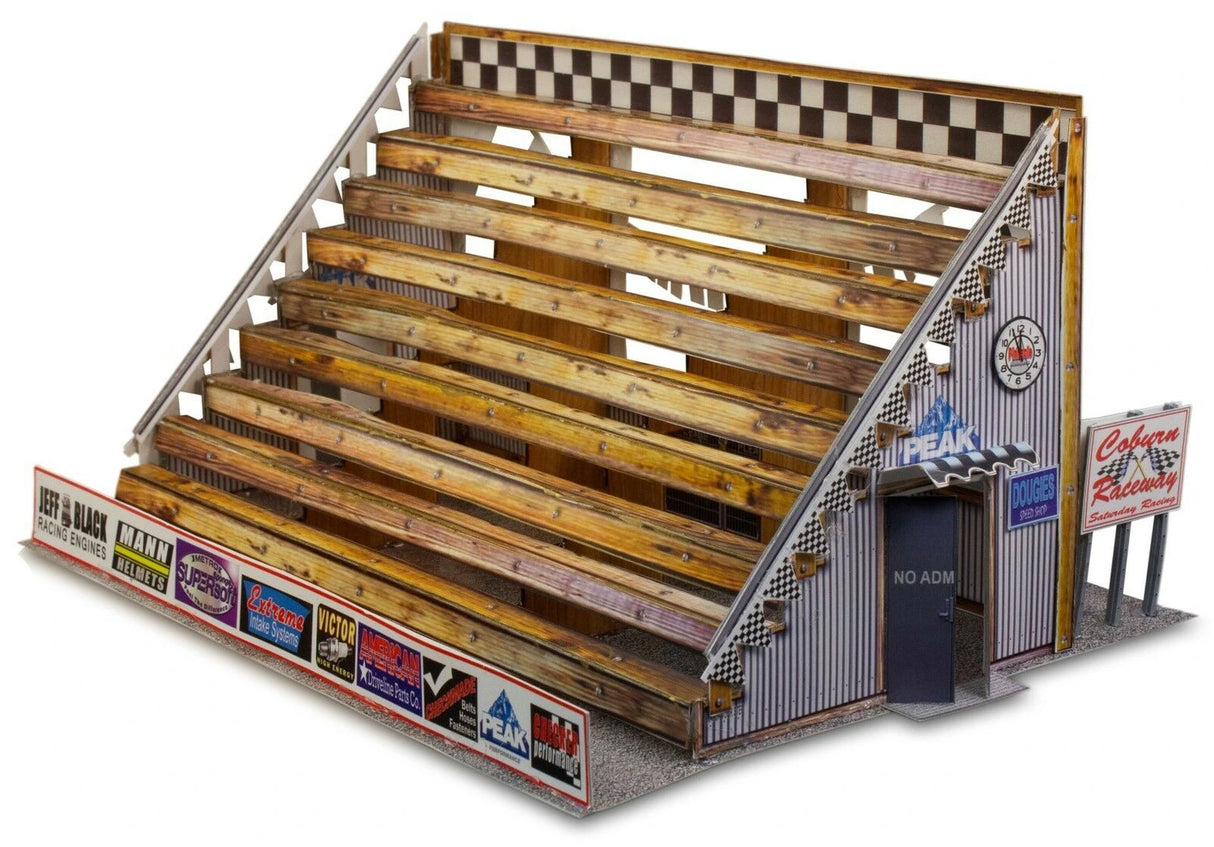 Bleacher Kit & Hot Dog Stand Photo Real scale building kit for BK 4802, main view