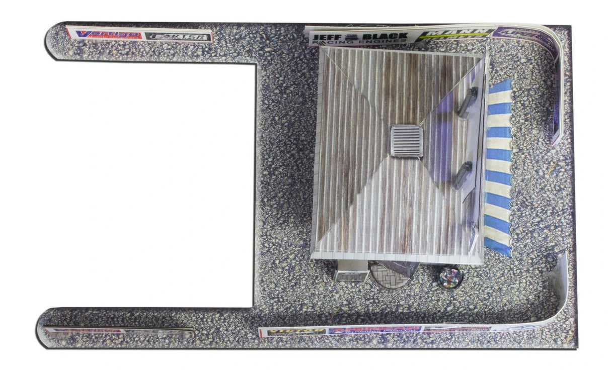 Ticket and Gate Entrance Photo Real scale building kit for BK 6406, side view