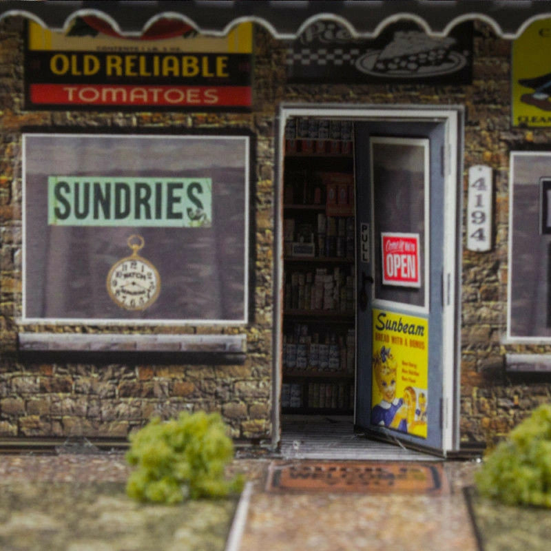 General Store Photo Real scale building kit for BK 6418, detail view