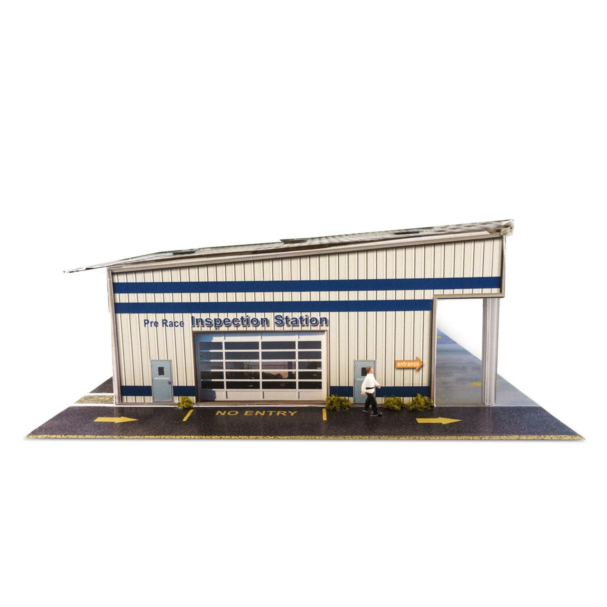 Pre-race Inspection Station Photo Real scale building kit for BK 6442, detail view