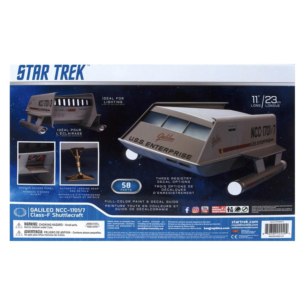 Star Trek Galileo Shuttlecraft 1/32 Scale | P0L909 | Polar Light Model Kits