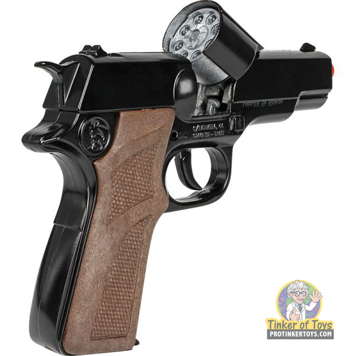 Police 1911 Style 8 Shot with Holster - Black | 3125/6 | Gonher