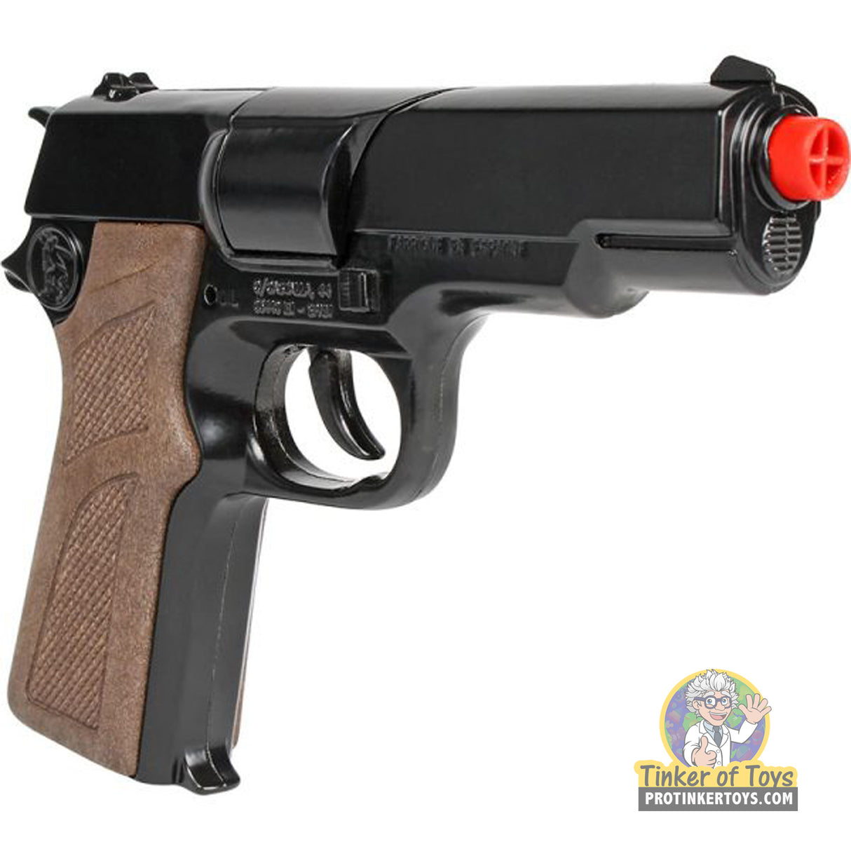 Police 1911 Style 8 Shot with Holster - Black | 3125/6 | Gonher