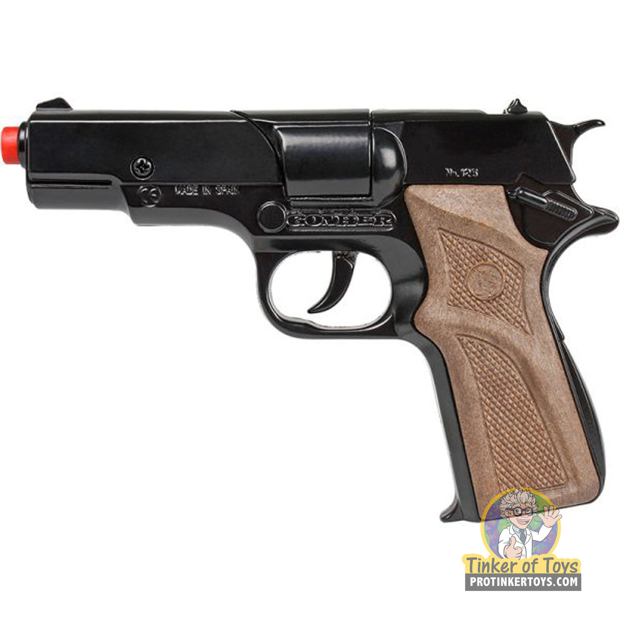 Police 1911 Style 8 Shot with Holster - Black | 3125/6 | Gonher