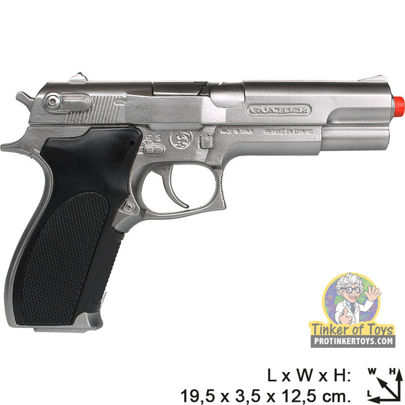 Police S&W Style Pistol w/ Holster | 3045/0 | Gonher