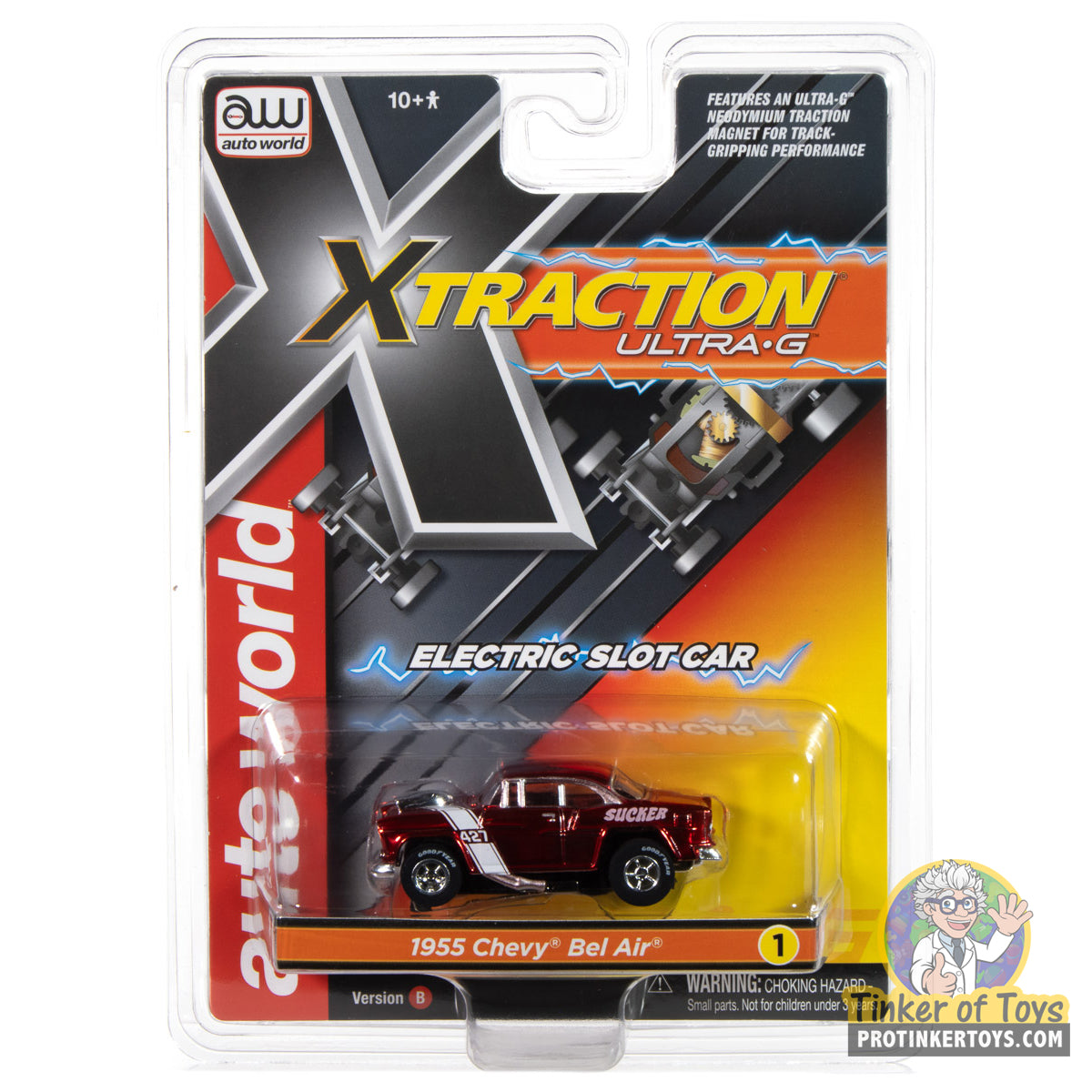 Xtraction 1955 Chevrolet Bel Air (Red) 1B | SC412 | Auto World