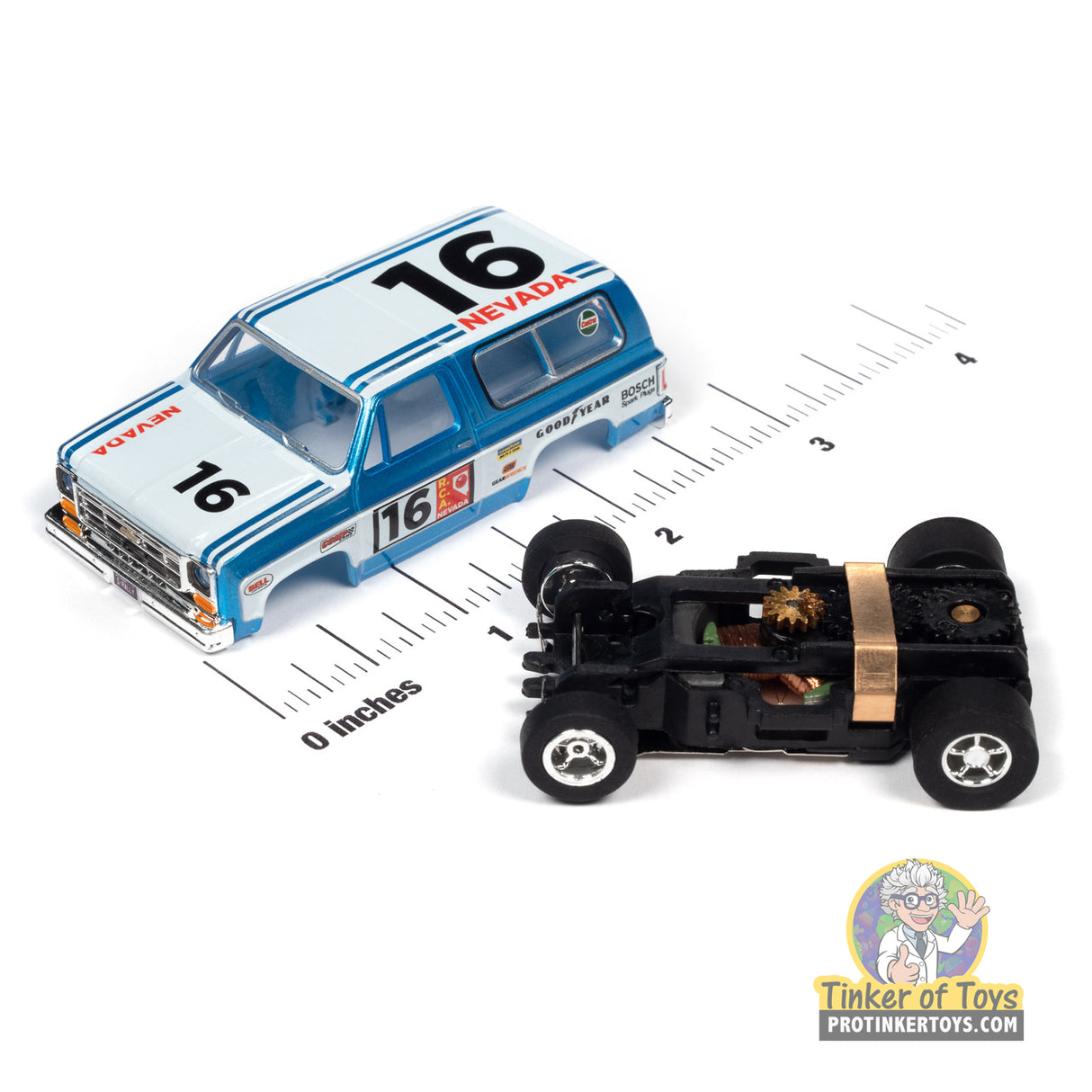 Xtraction 1977 Chevrolet Blazer (Blue, White) 4A | SC393 | Auto World