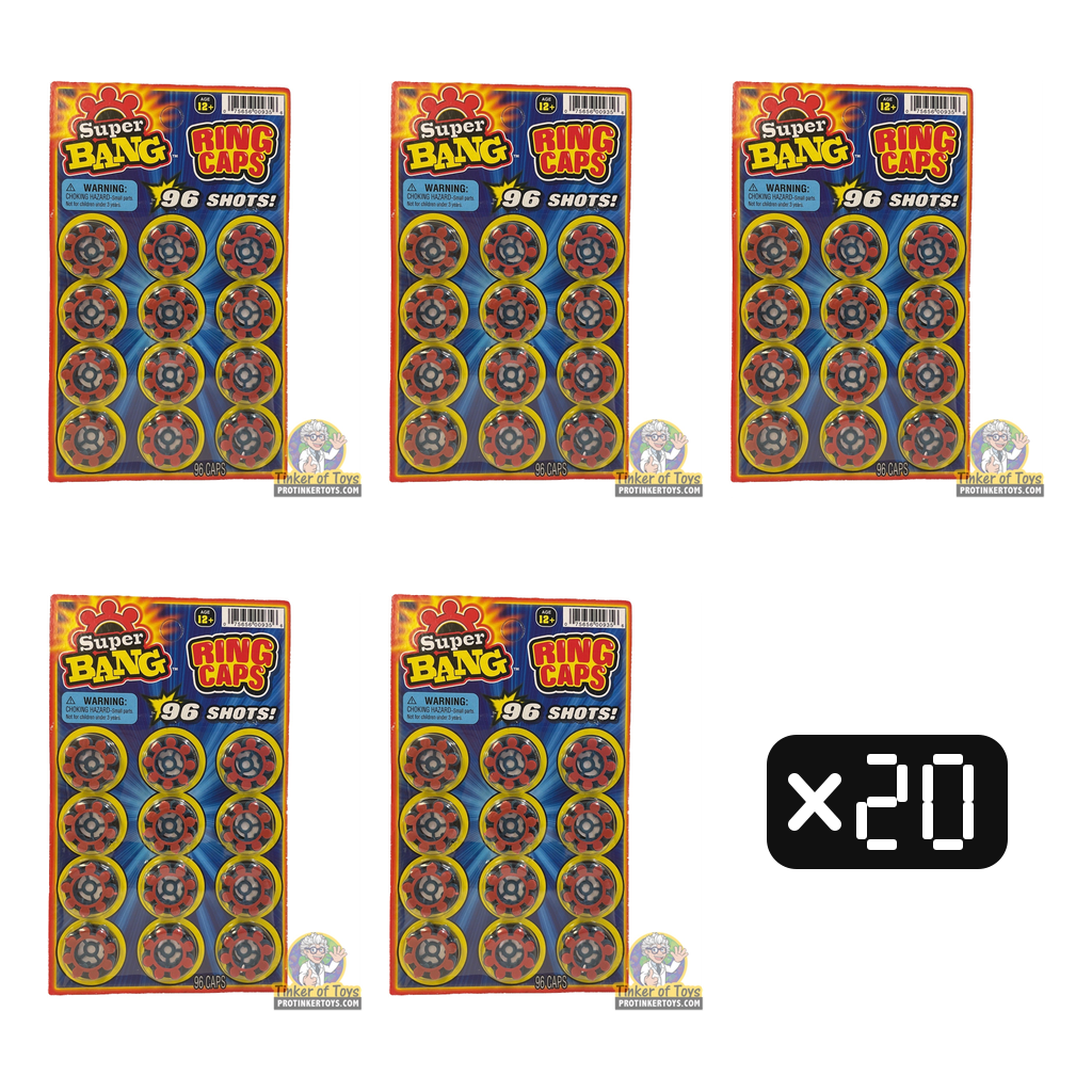 8 Shot 12 Ring Caps 20-Pack — 1,920 Shots | 935 | Gonher bundle collage