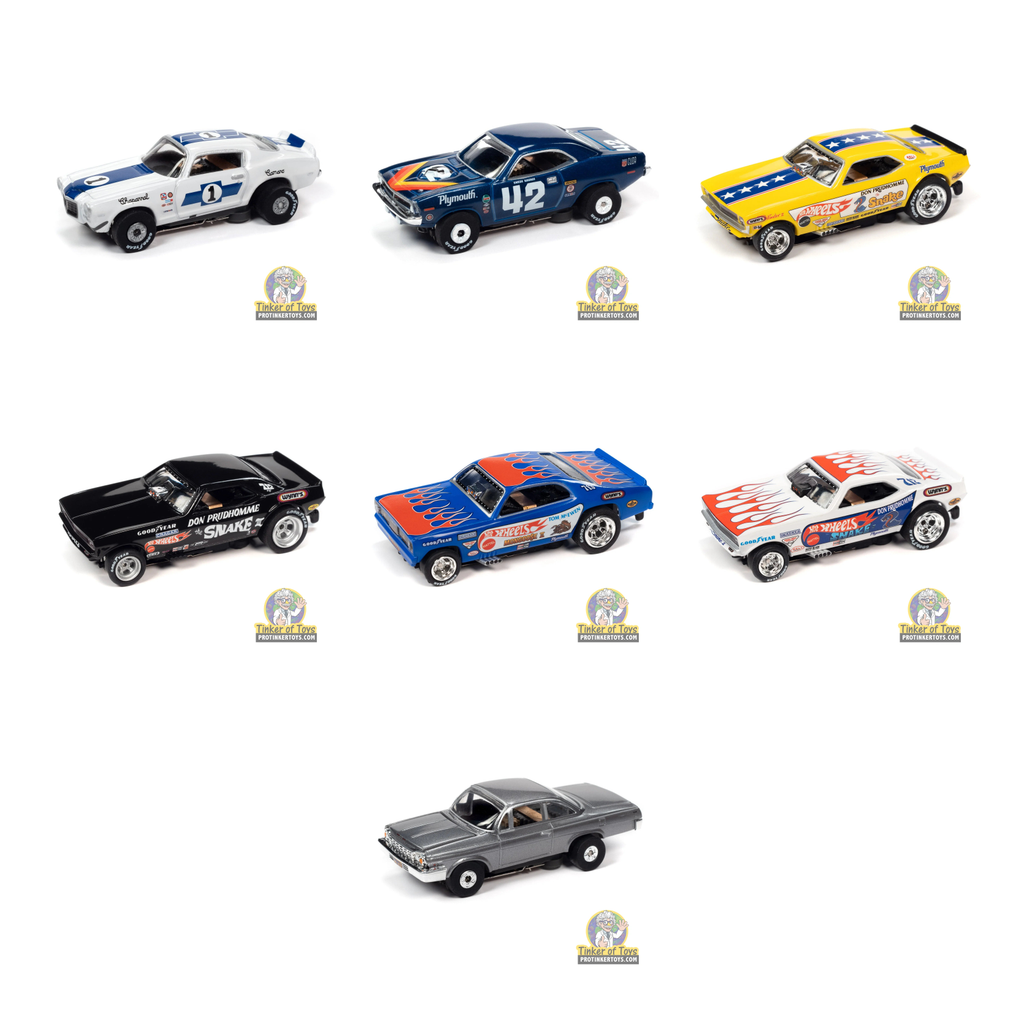 1970 Chevrolet — White Blue 3 7-Car Bundle — Auto World bundle collage