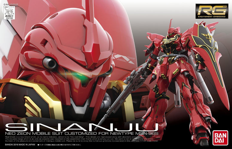 RG MSN-06S Sinanju "Gundam UC" | 2340120 | Bandai