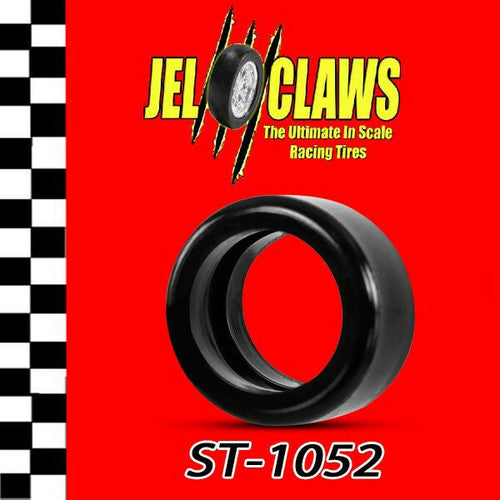 Slot Car Tires (rears) For Scalextric Ferrari F-430, Aston Martin DBS, Lamborghini Gallardo 1/32 | ST 1052 | Jel Claw
