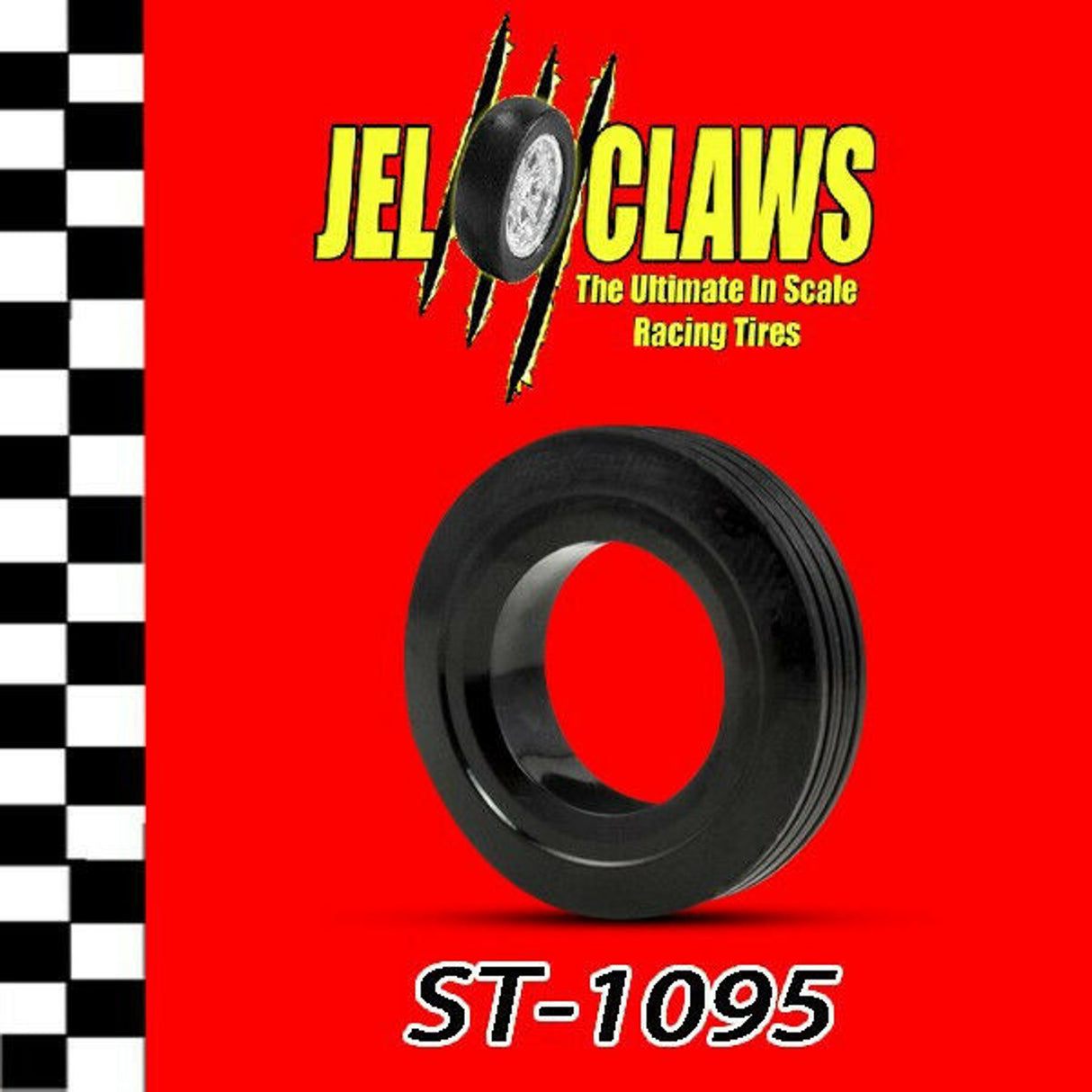 Scale Jel Claws Tire for Marx Open Wheel Racing Cars 1/32 | ST 1095 | Jel Claw
