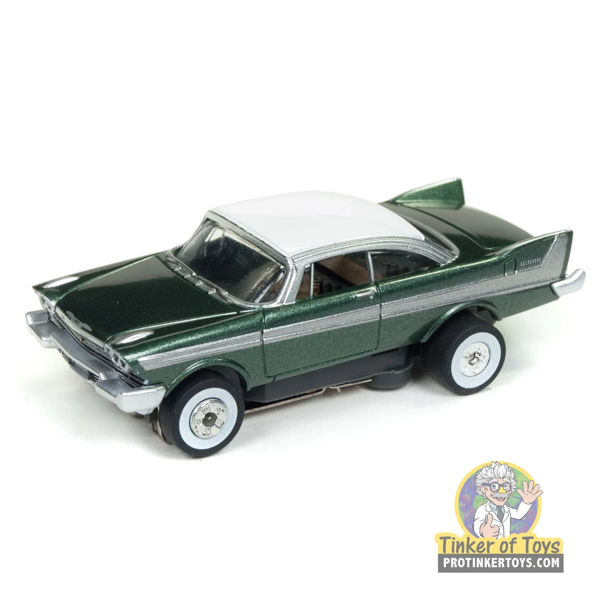1958 Plymouth Belvedere (Green/White) 5 | SC334 | Auto World — product view