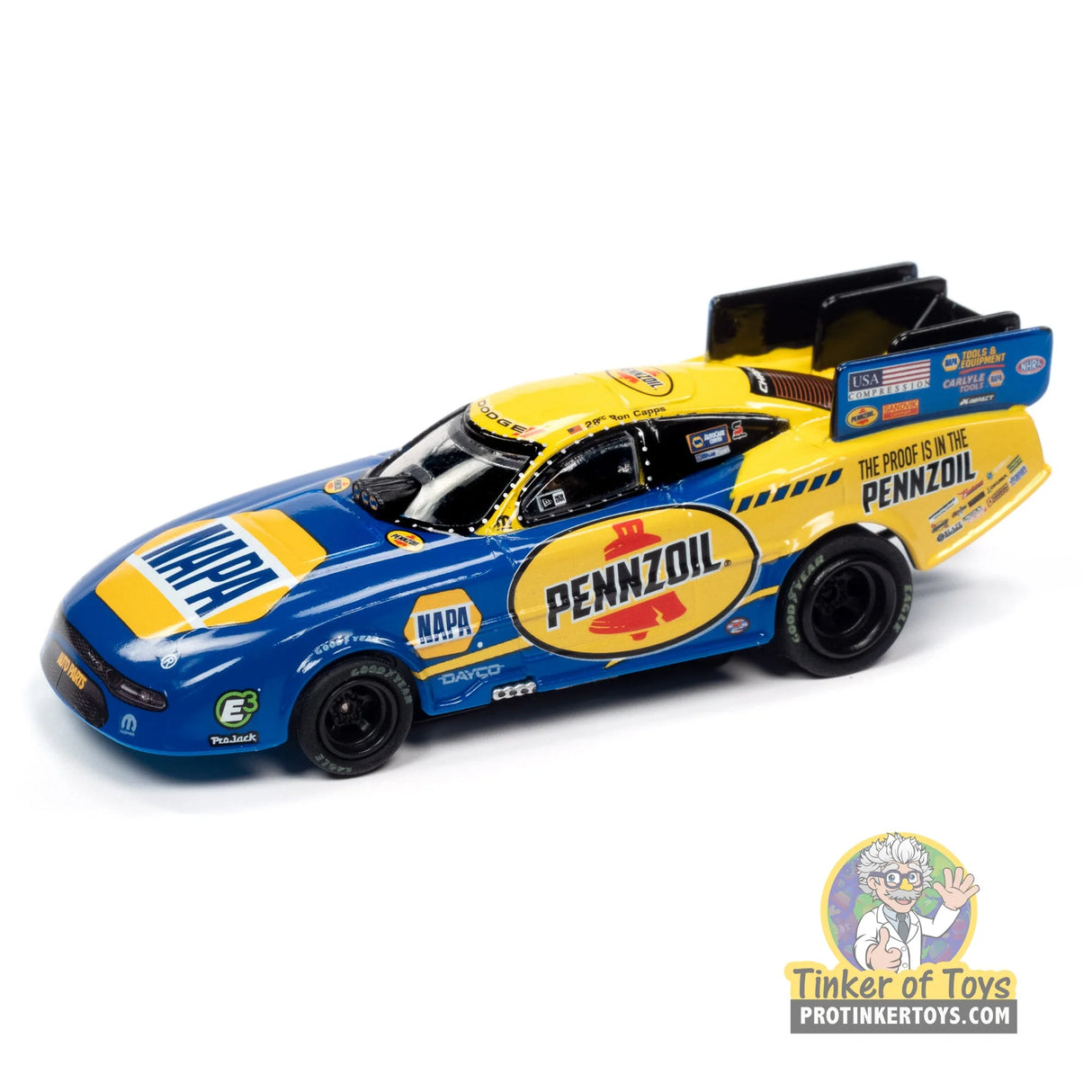 4Gear 2020 Dodge Charger Funny Car — Ron Capps (NAPA Auto Parts) 4 | SC352 | Auto World — product view