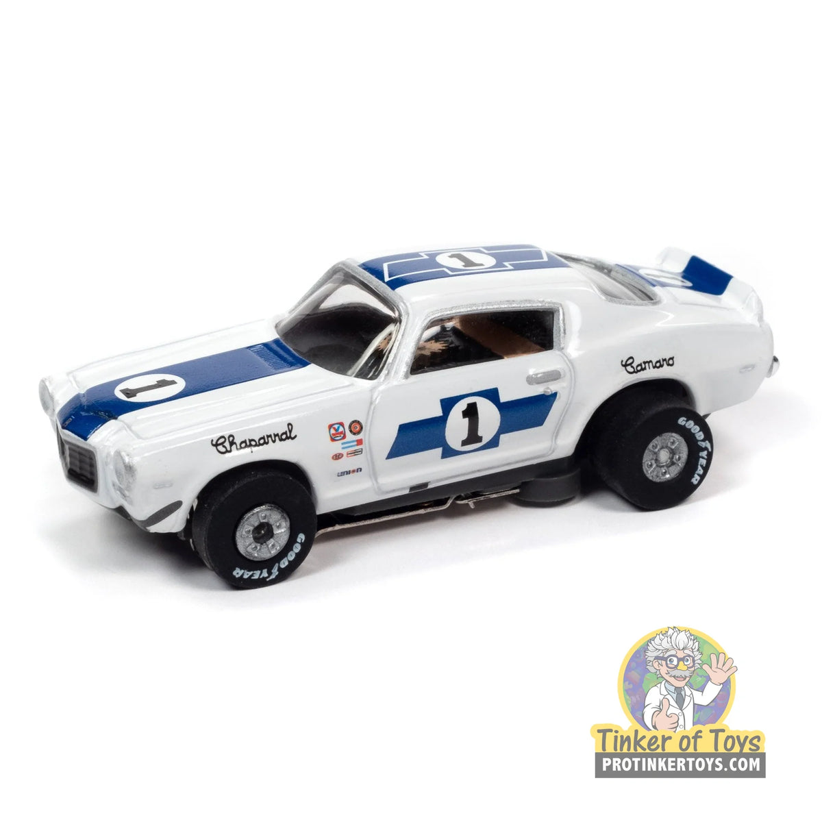 1970 Chevrolet Camaro — Jim Hall #1 (White/Blue) | SC362 | Auto