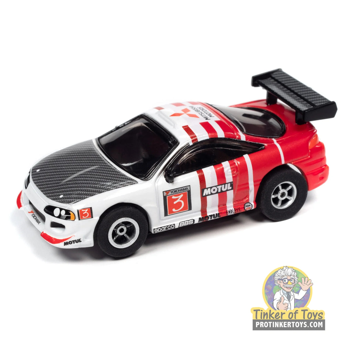 1995 Mitsubishi Eclipse - White/Red 3A | SC378 | Auto World — product view