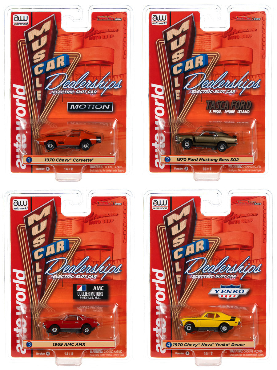 Thunderjets 2023 Release 2 - Muscle Car Dealership | SC394 | Auto World