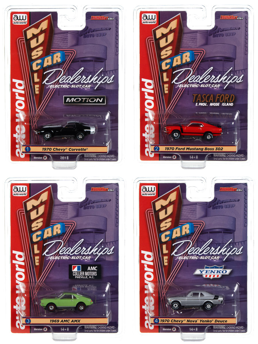 Thunderjets 2023 Release 2 - Muscle Car Dealership | SC394 | Auto World